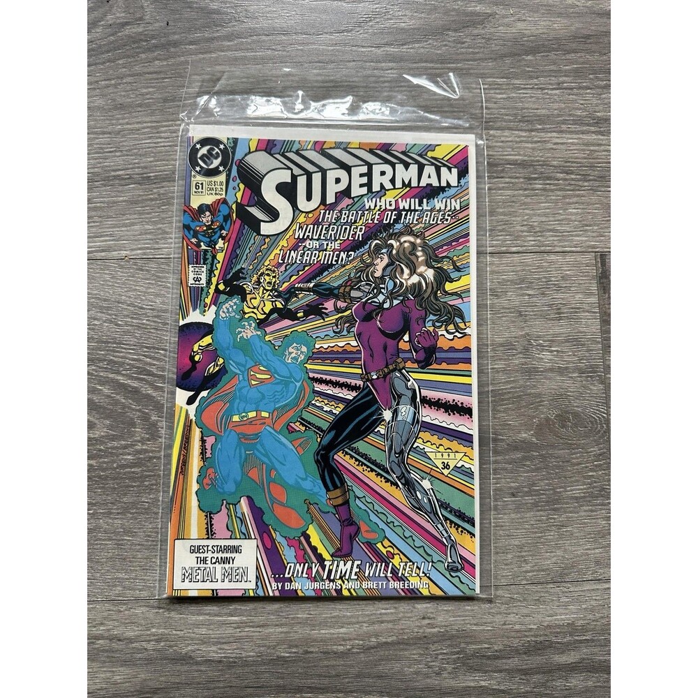 DC Superman #61 Who Will Win The Battle Of The Ages? Single Issue Color 1991
